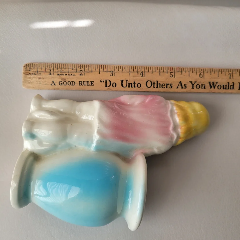 Vintage Pottery Girl Vase ~ USA Pottery ~ 1950s (?) See NOTES & Photos - Picture 10 of 16